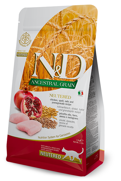 N&D Ancestral Grain Chicken & Pomegranate Neutered